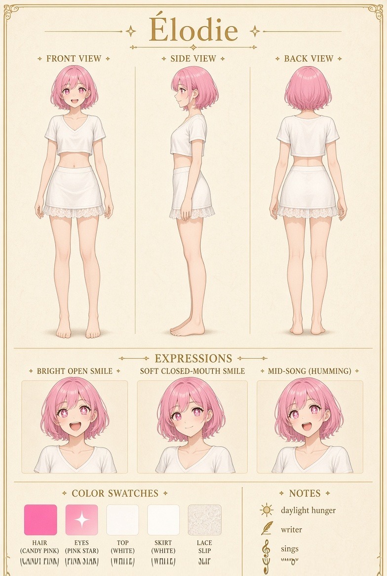 Élodie — character sheet
